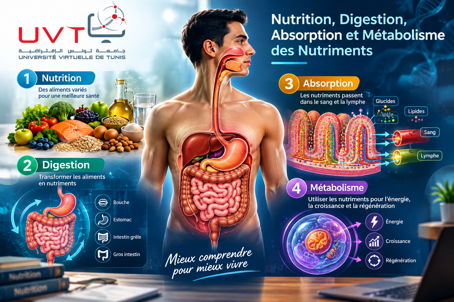 Nutrition, Digestion, Absorption et Métabolisme des Nutriments