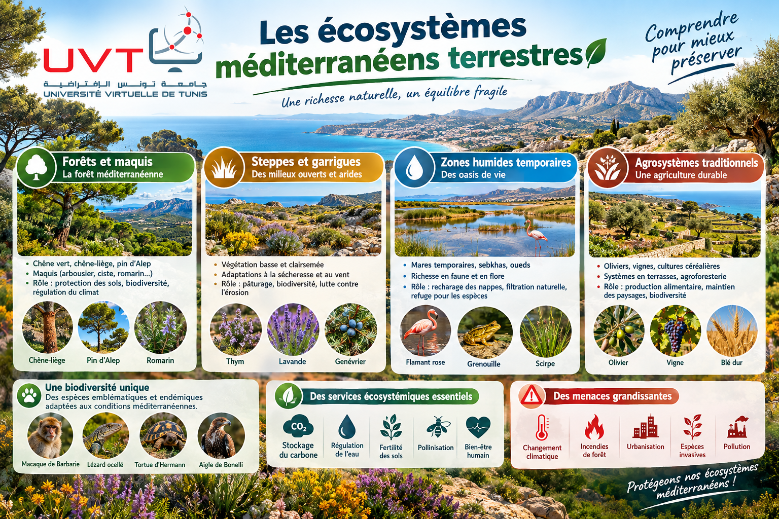 Les écosystèmes méditerranéens terrestres
